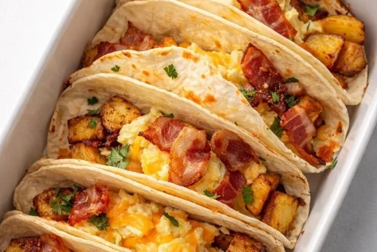 Baked Breakfast Tacos