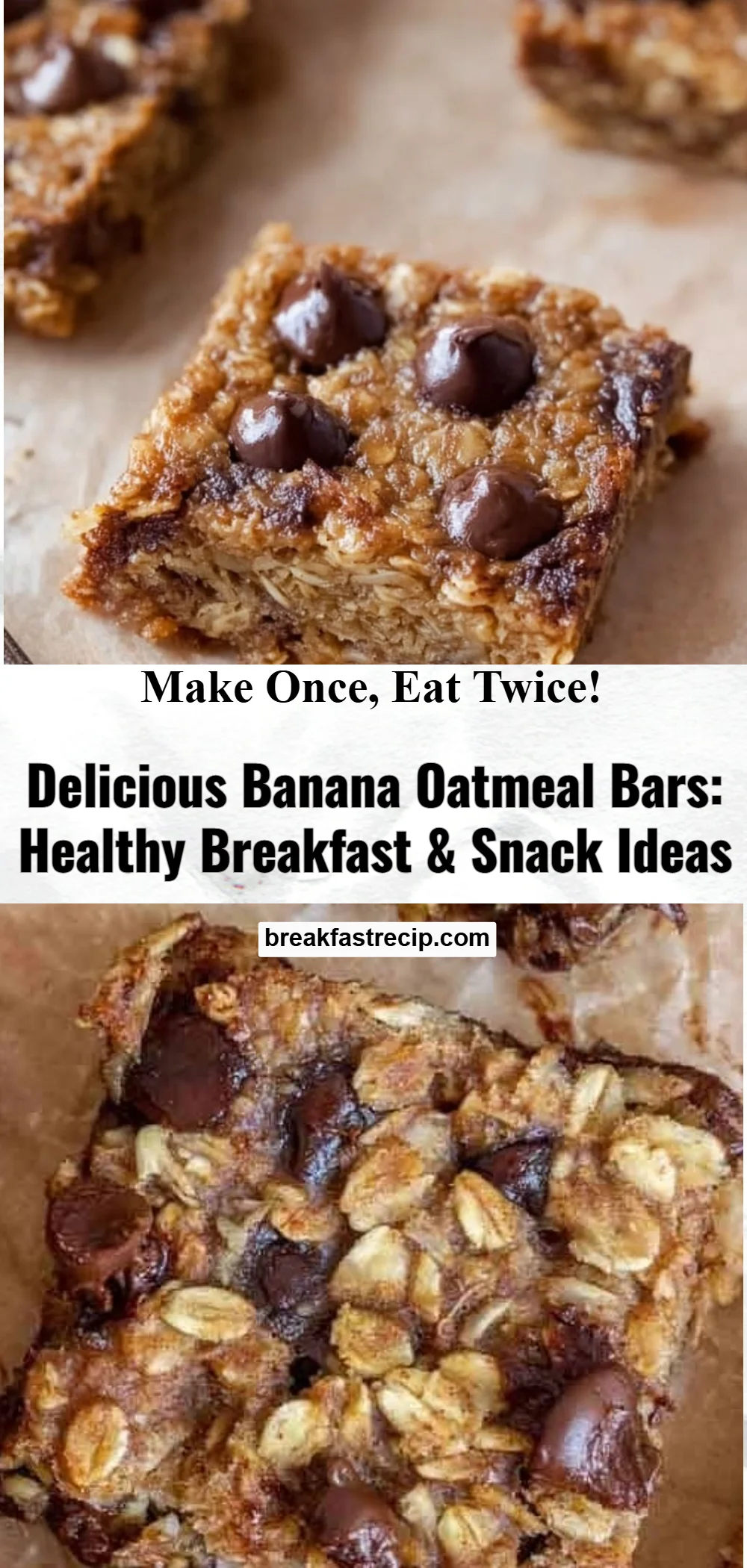 Banana Oatmeal Bars 6 Banana Oatmeal Bars