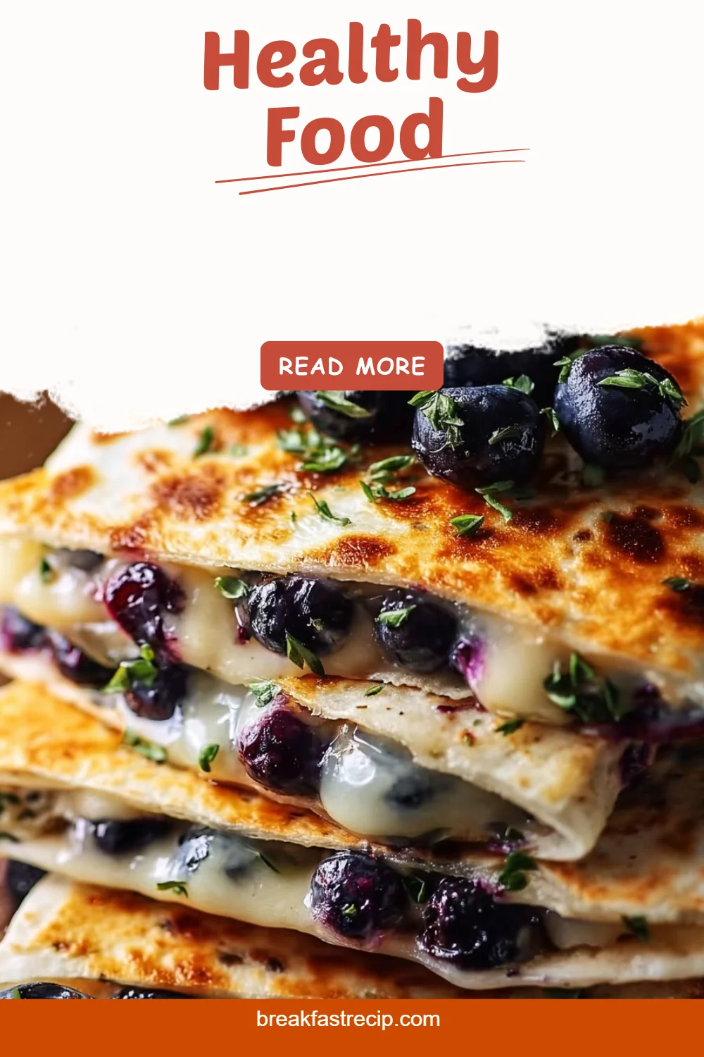 Blueberry Breakfast Quesadillas