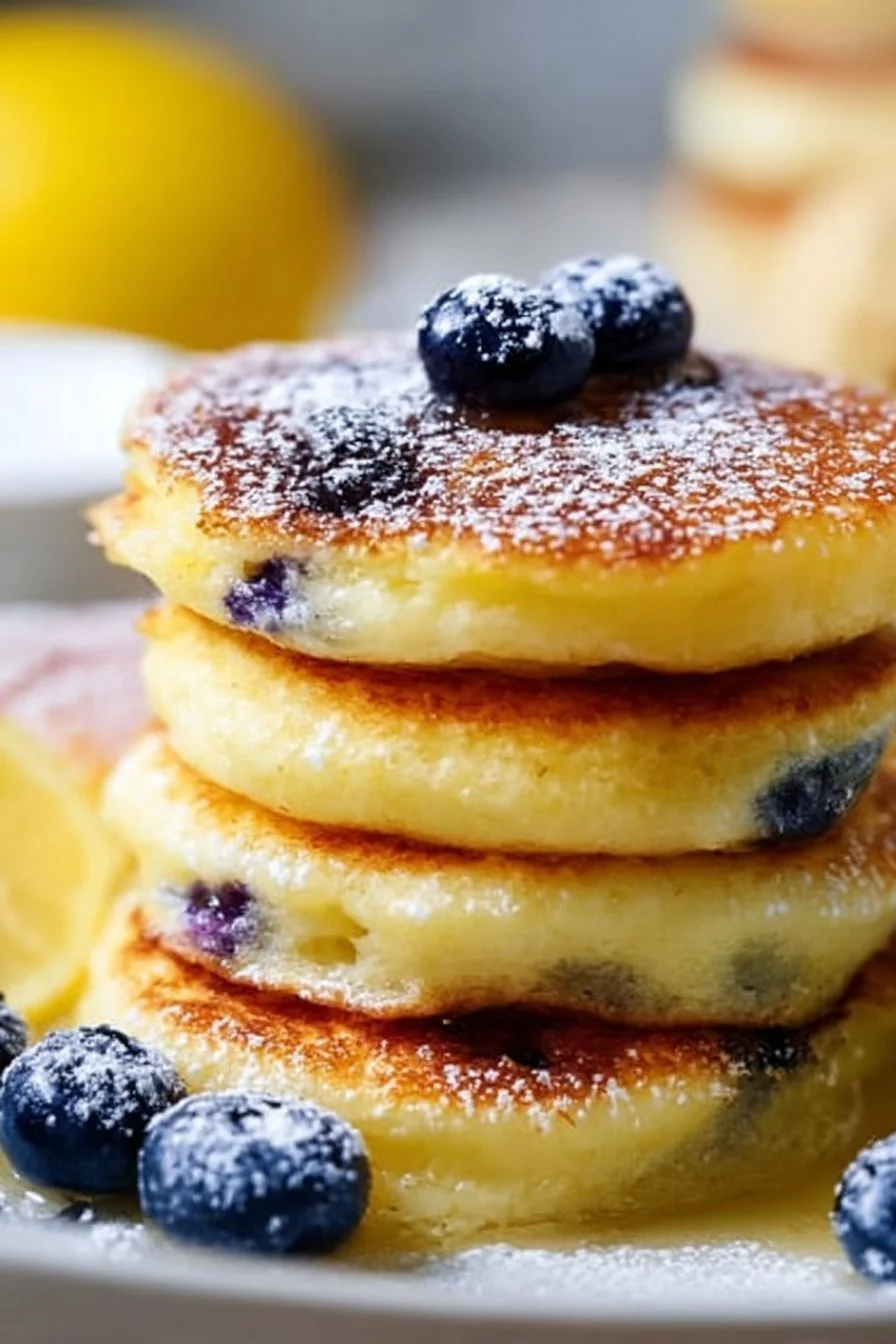 Blueberry Lemon Pancake Bites