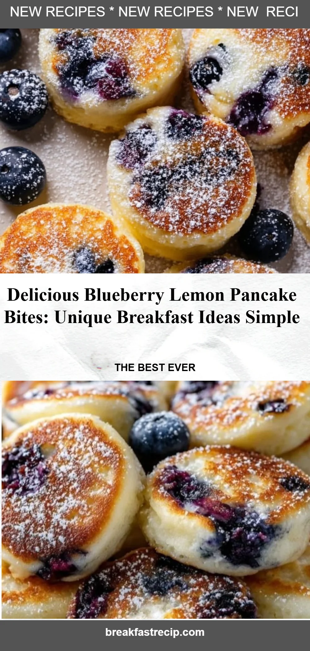 Blueberry Lemon Pancake Bites 6 Blueberry Lemon Pancake Bites