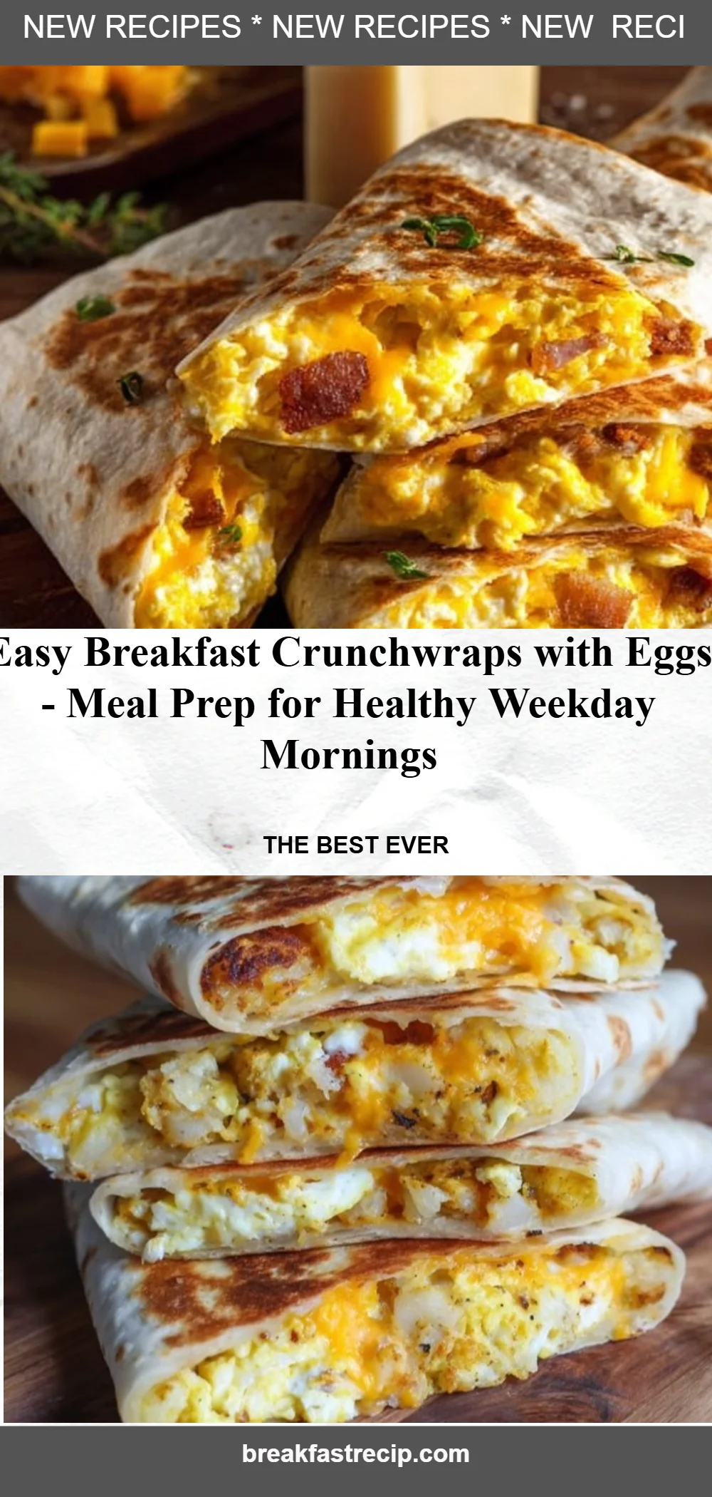 Breakfast Crunchwraps with Eggs 2 Breakfast Crunchwraps with Eggs