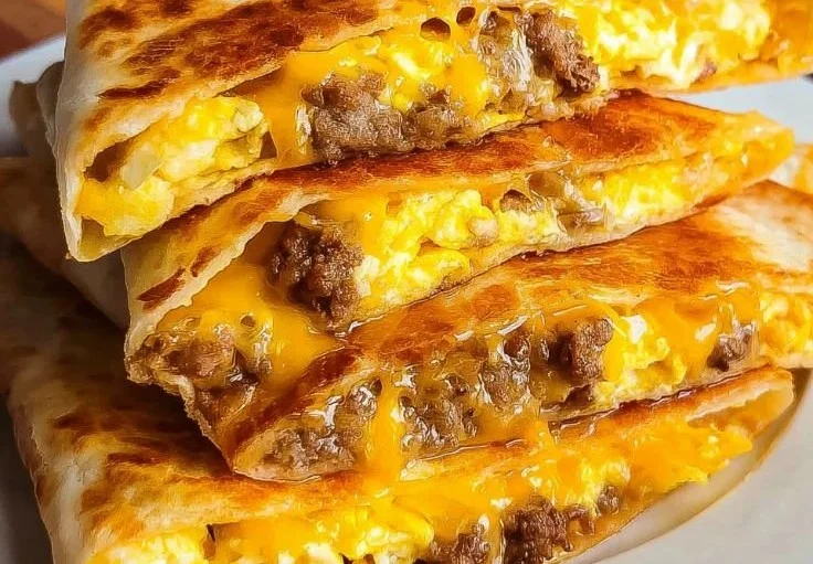 Cheesy Breakfast Quesadilla
