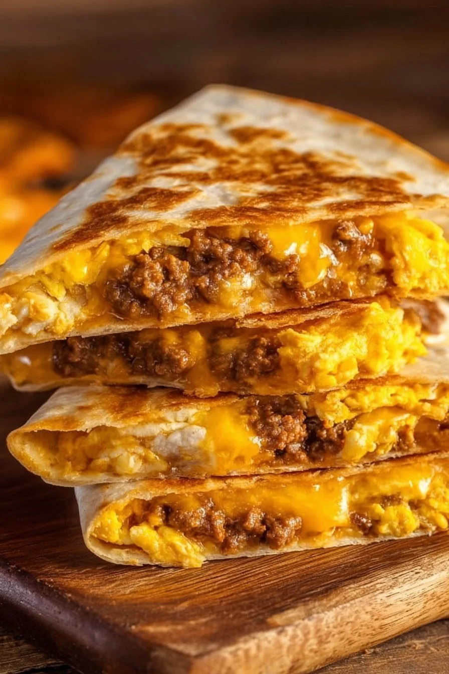 Cheesy Breakfast Quesadilla