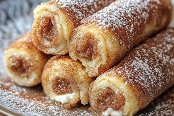 Cinnamon Roll French Toast Roll-Ups