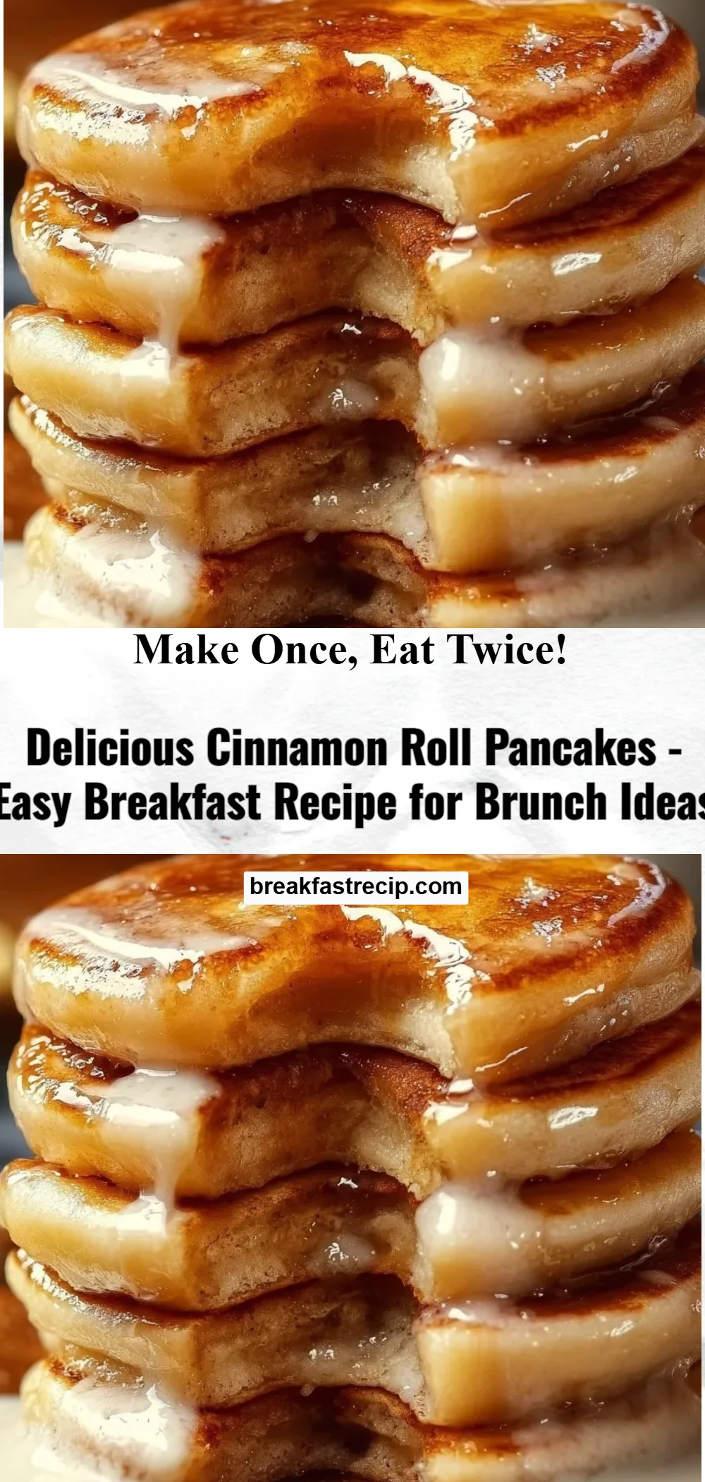 Cinnamon Roll Pancakes