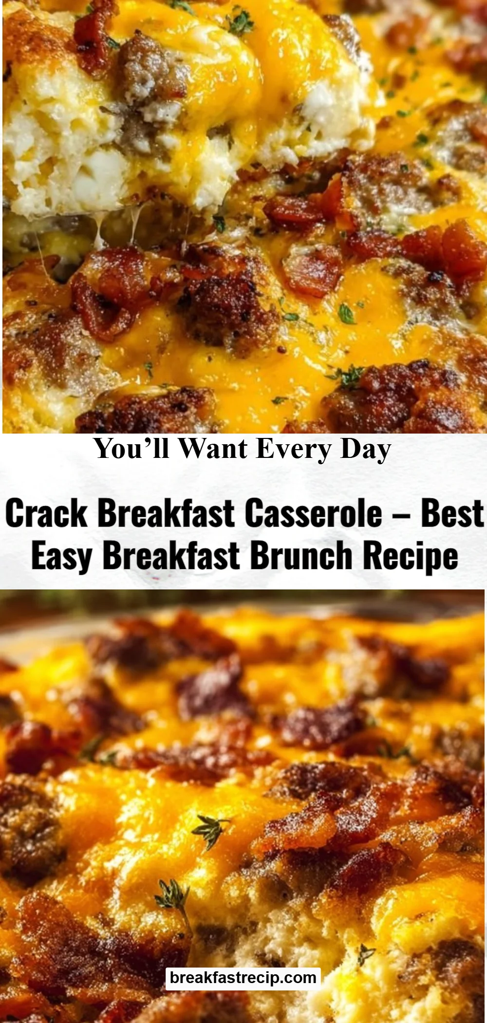 Crack Breakfast Casserole 2 Crack Breakfast Casserole