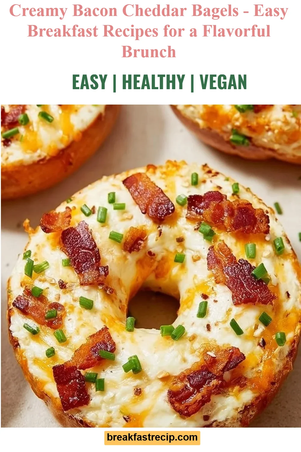 Creamy Bacon Cheddar Bagels 5 Creamy Bacon Cheddar Bagels