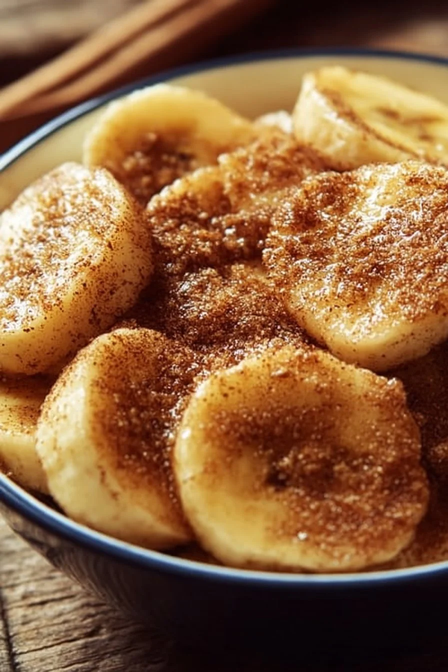 Easy One-Bowl Baked Cinnamon Banana Breakfast