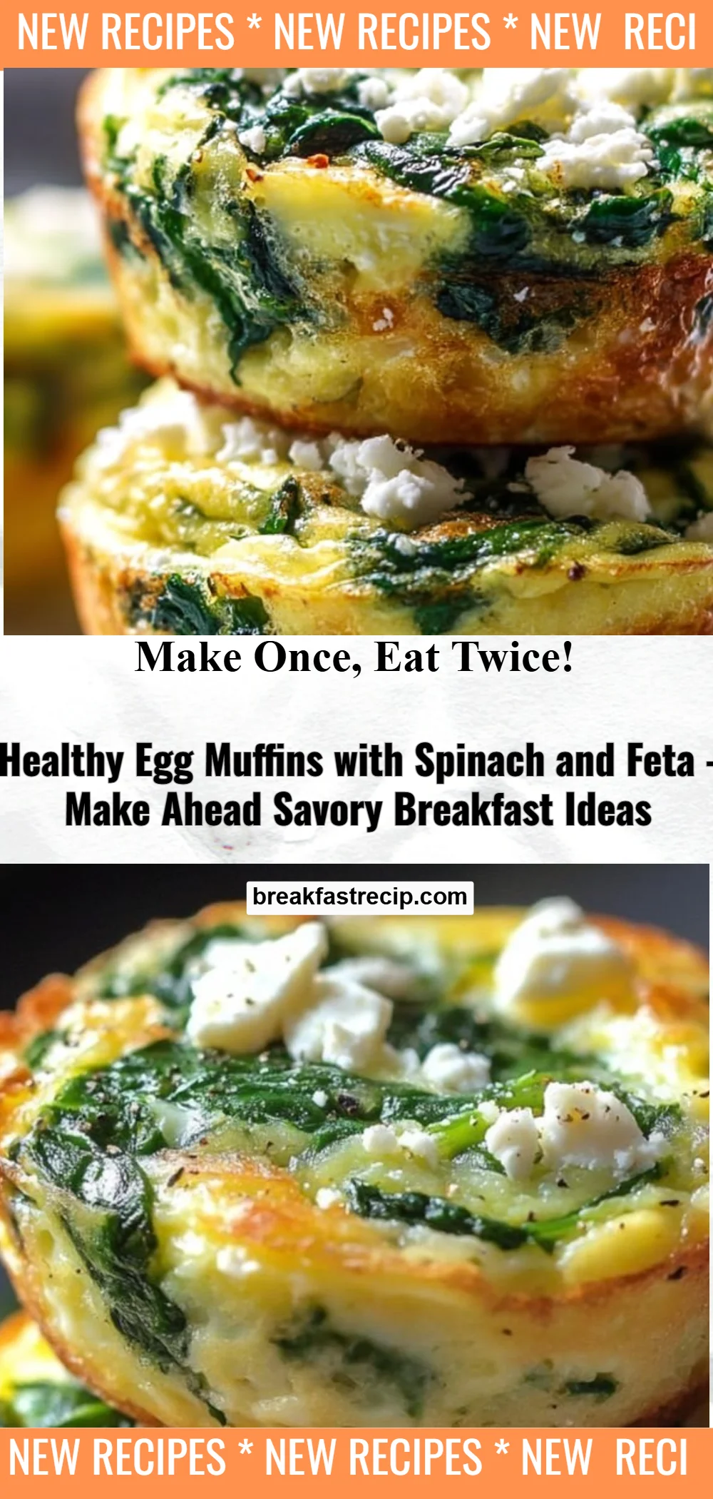 Egg Muffins with Spinach and Feta
