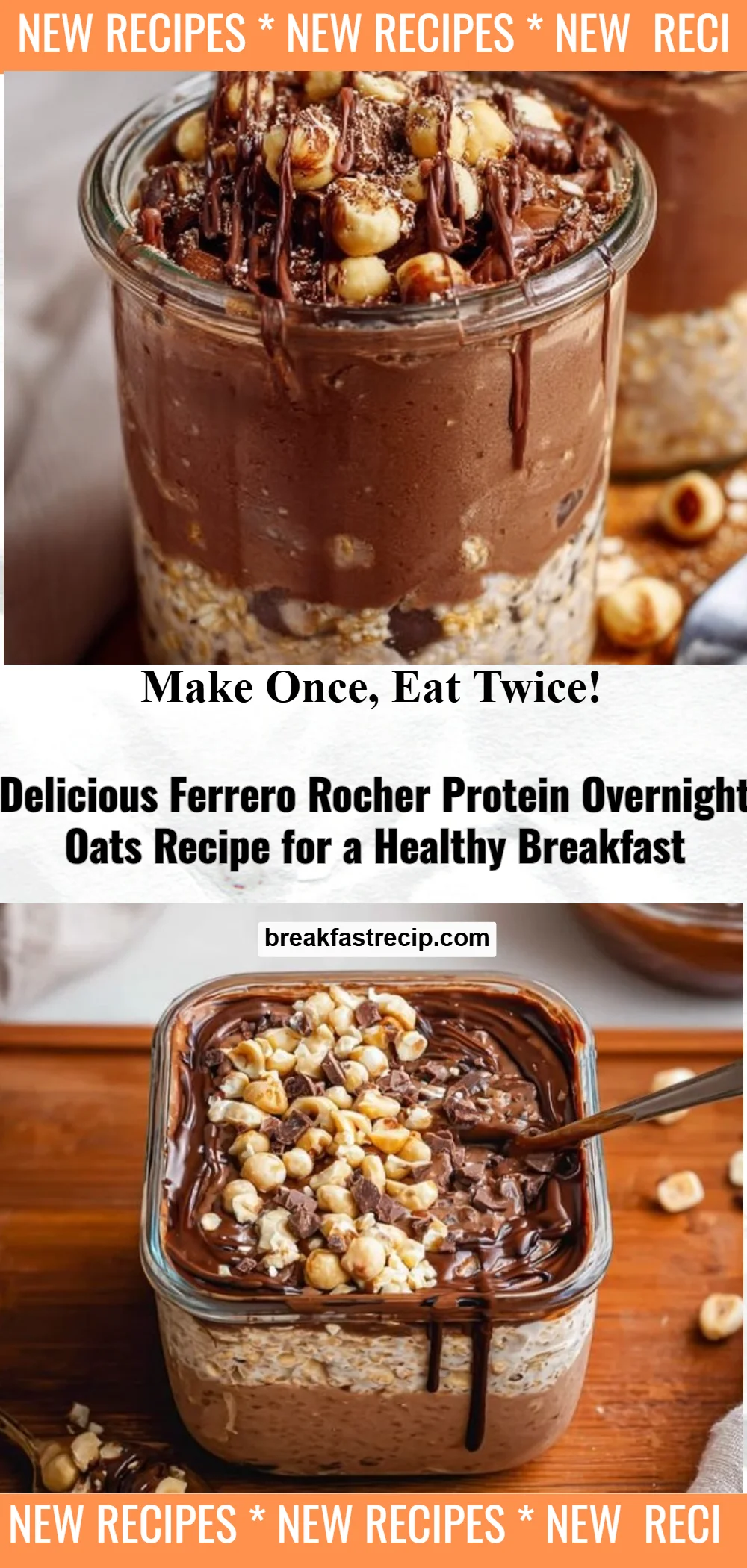Ferrero Rocher Protein Overnight Oats