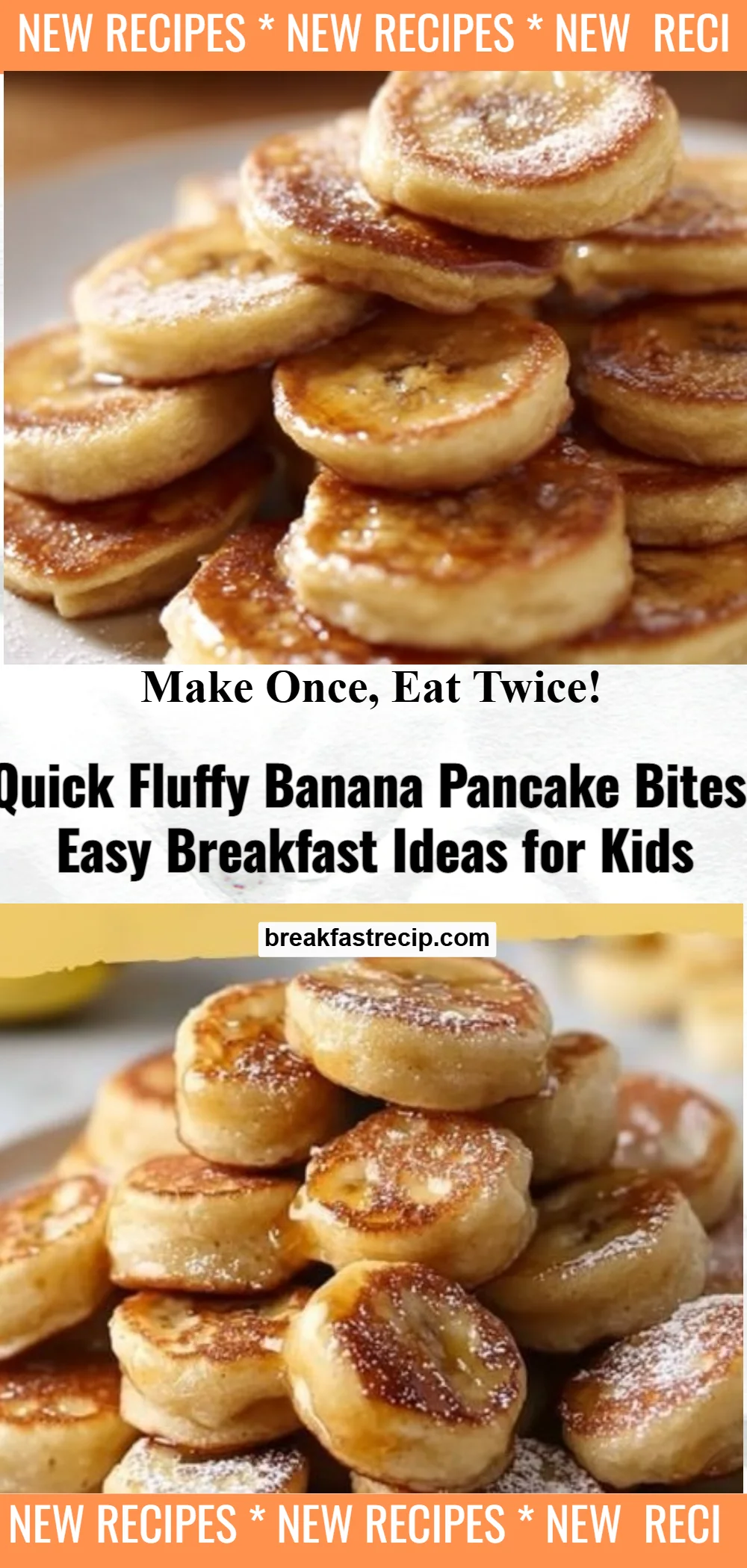Fluffy Banana Pancake Bites