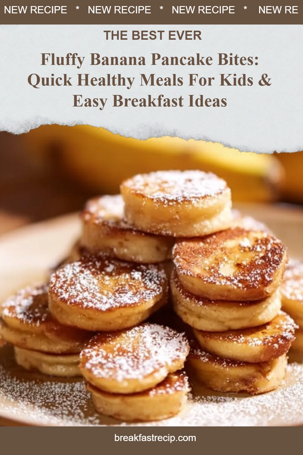 Fluffy Banana Pancake Bites