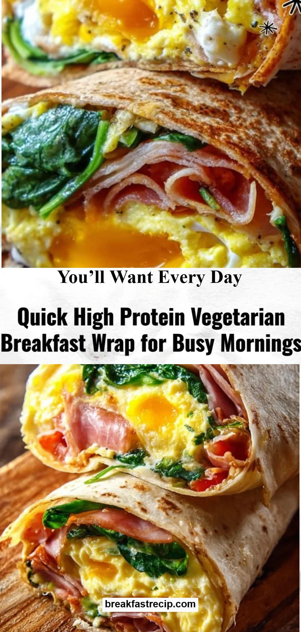 Grab-and-Go Protein Breakfast Wrap