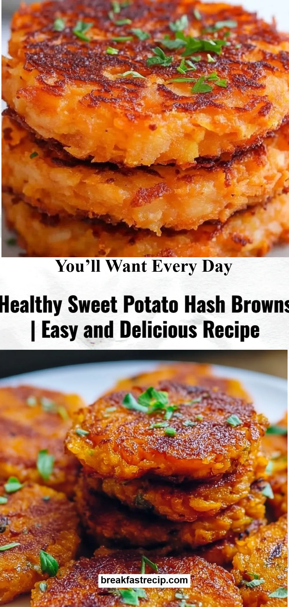 Healthy Sweet Potato Hash Browns