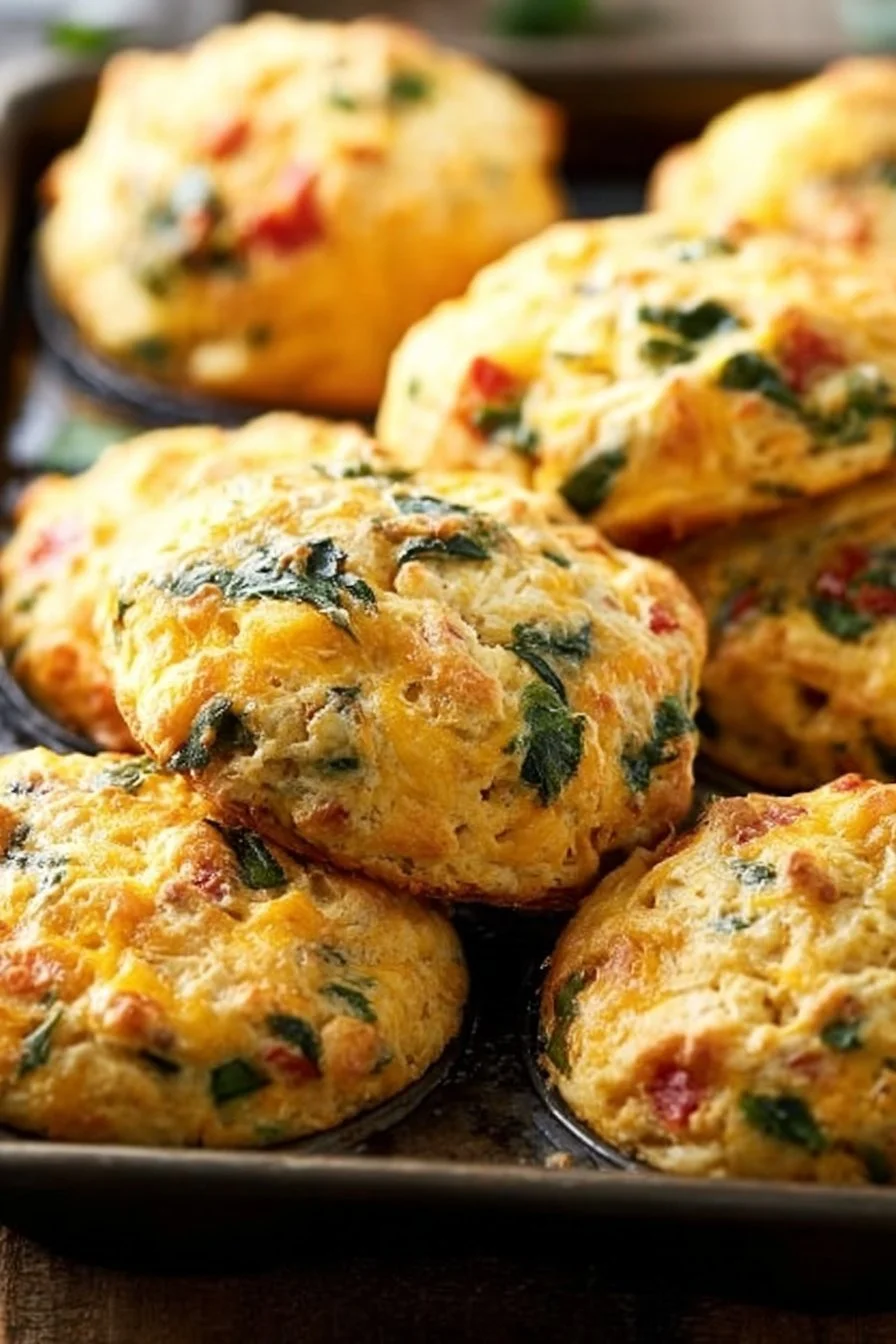 High-protein breakfast biscuits packed with nutrition and flavor