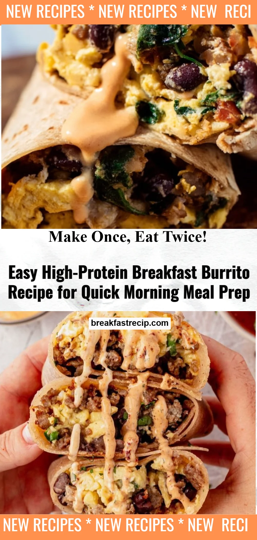High-Protein Breakfast Burrito