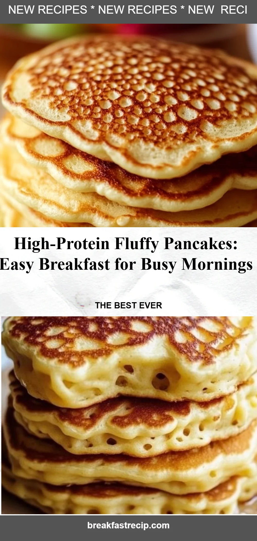 High-Protein Fluffy Pancakes
