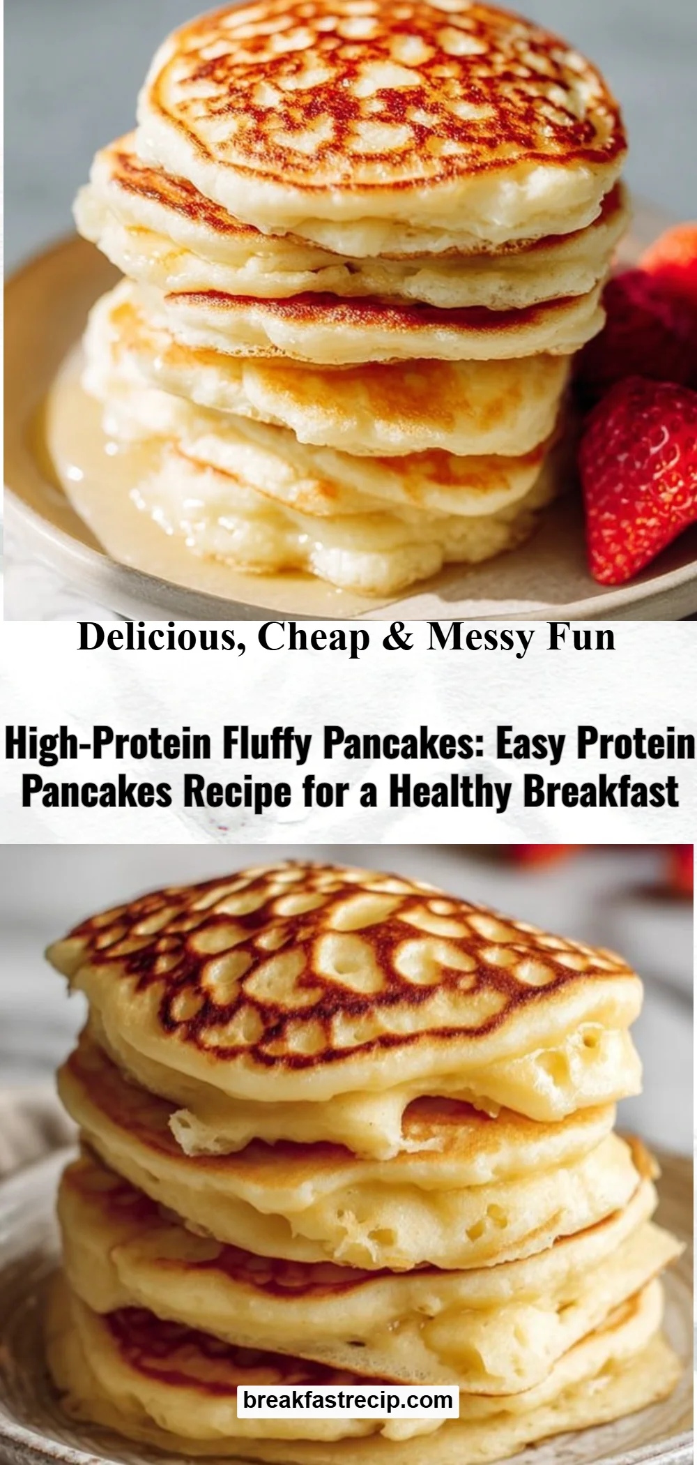 High-Protein Fluffy Pancakes