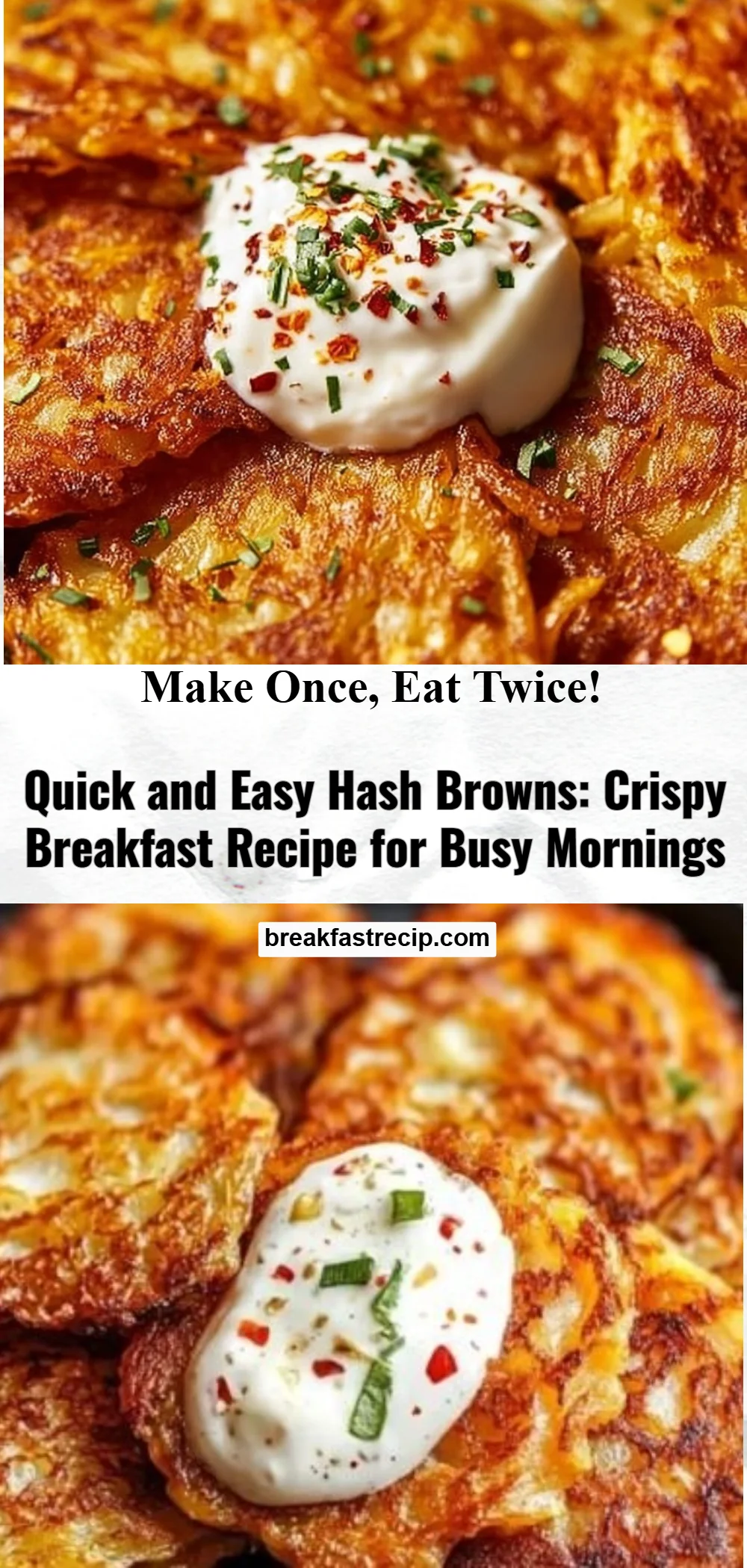 Quick and Easy Hash Browns