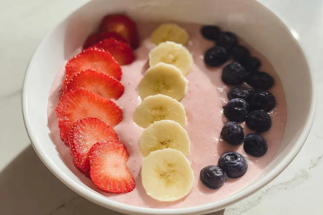 5-Minute Fruit Smoothie Bowl with Greek Yogurt 6 5-Minute Fruit Smoothie Bowl with Greek Yogurt