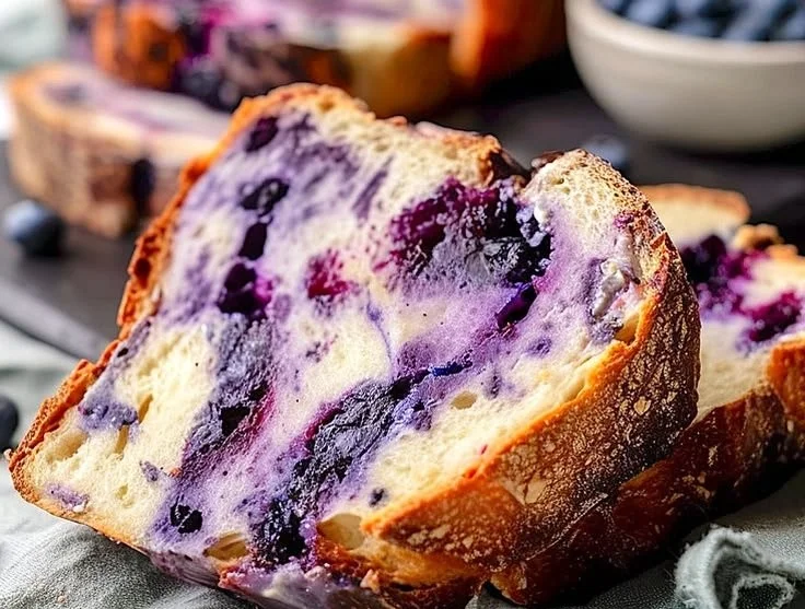 Artisan Blueberry Goat Cheese Sourdough Bread