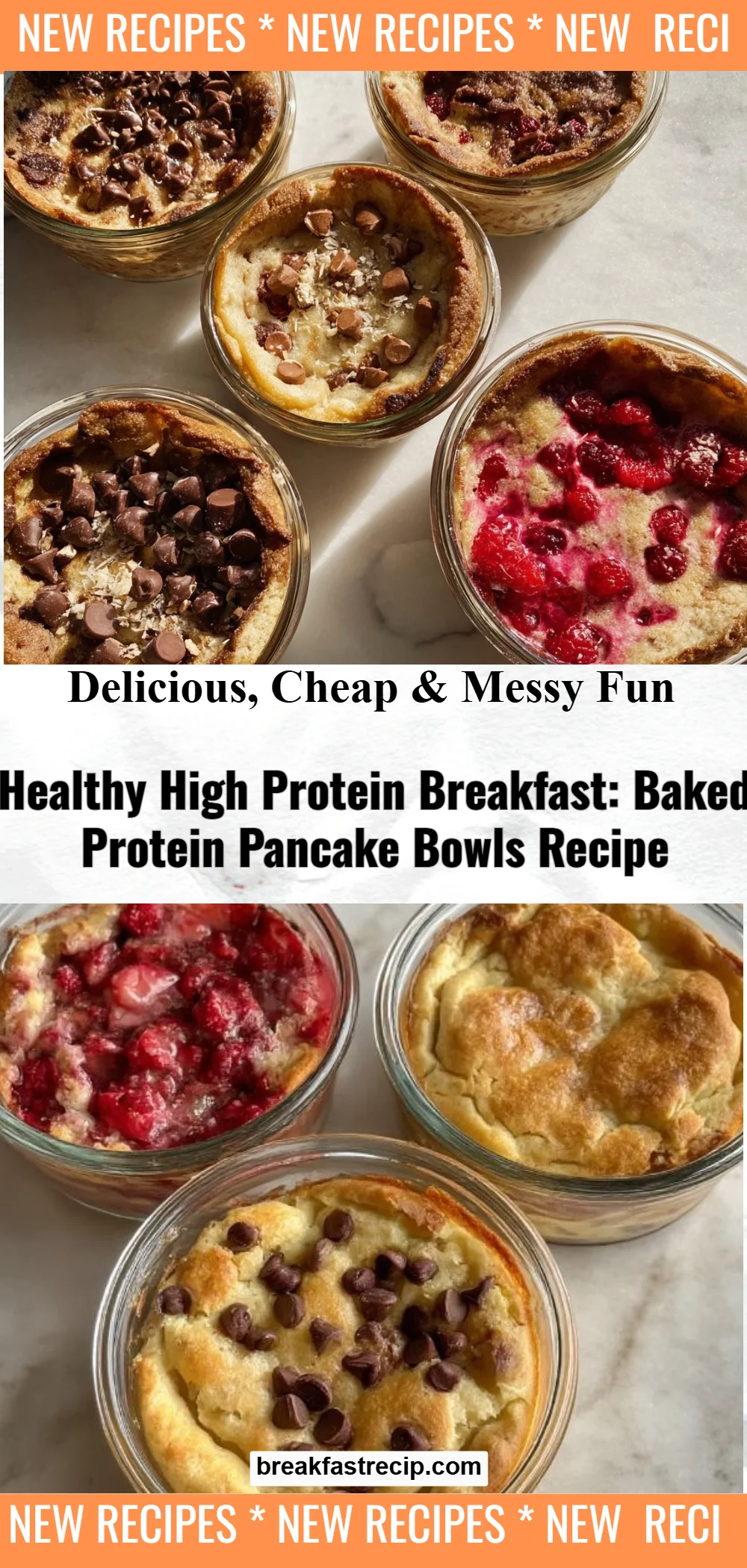 Baked Protein Pancake Bowls 5 Baked Protein Pancake Bowls