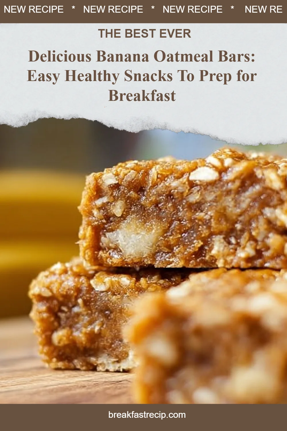 Banana Oatmeal Bars