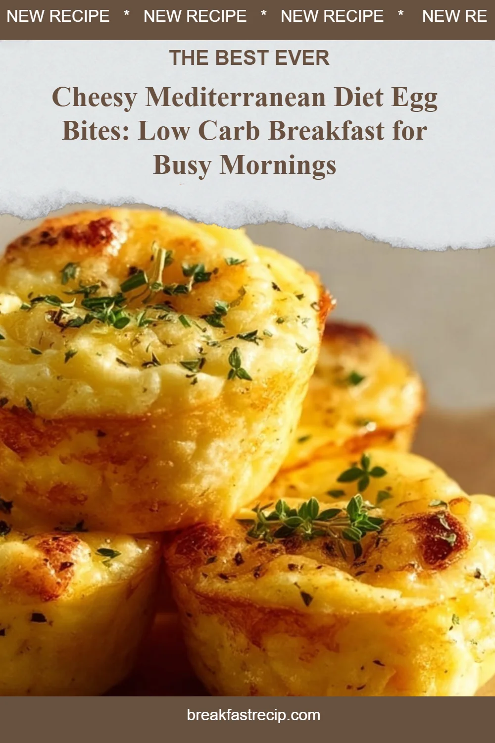 Cheesy Muffin Tin Cottage Cheese Egg Bites