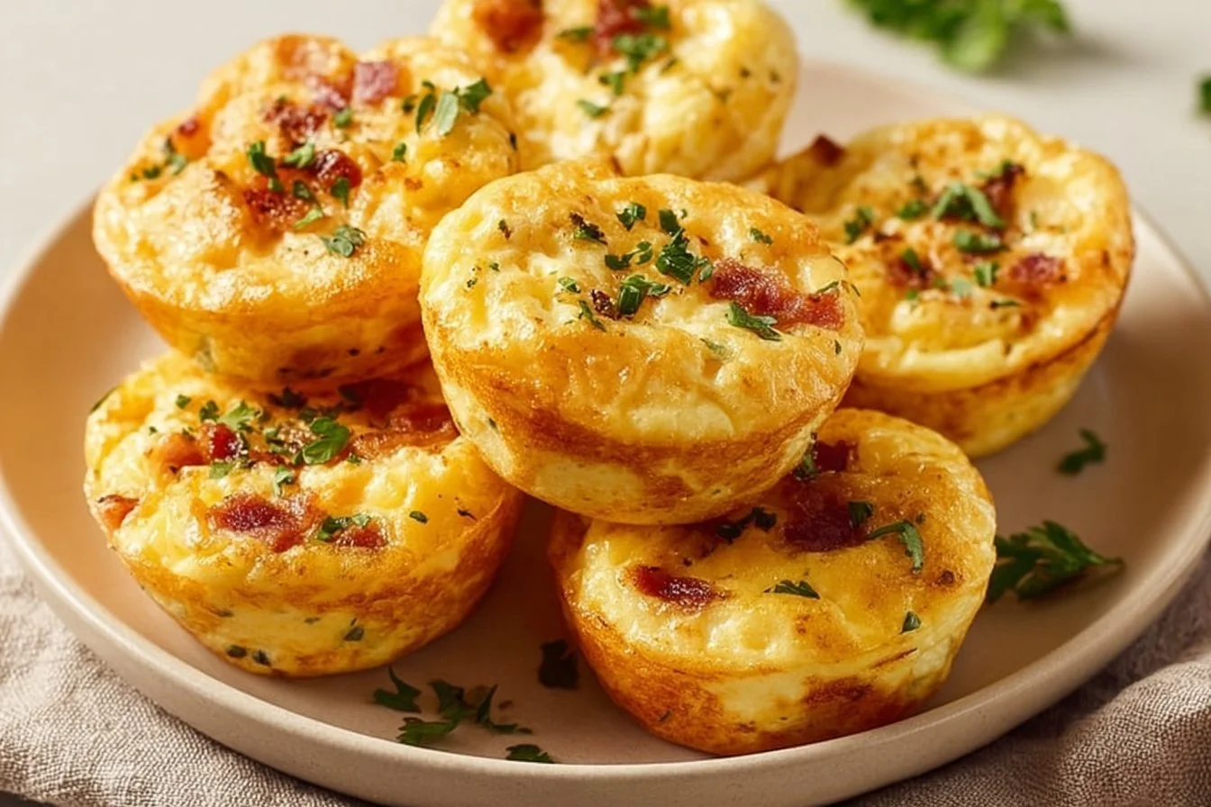 Cheesy Muffin Tin Cottage Cheese Egg Bites