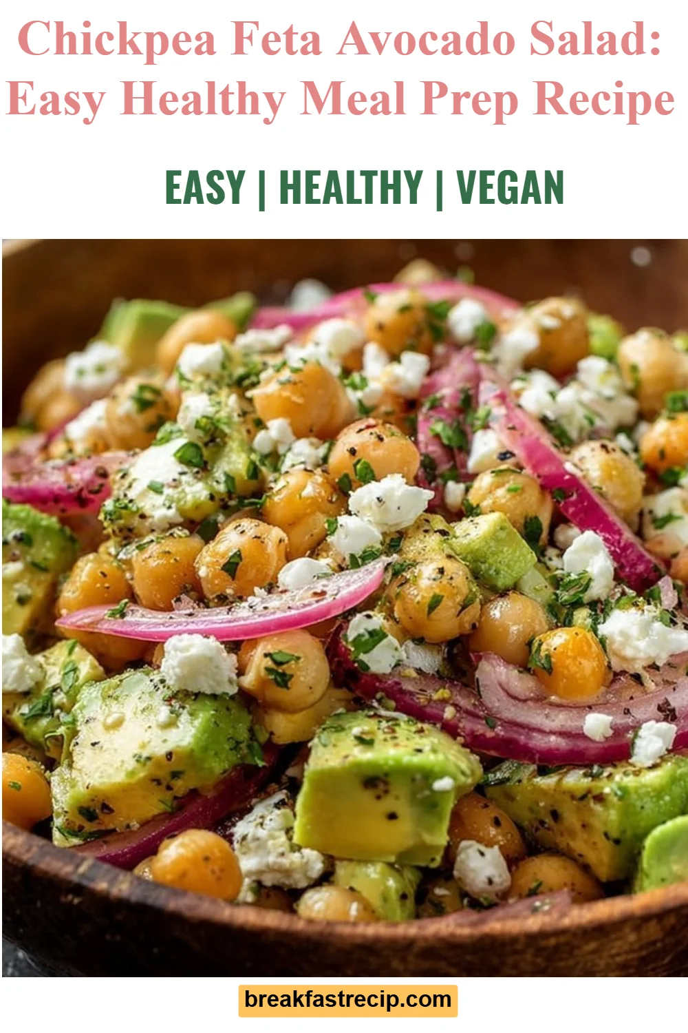 Chickpea Feta Avocado Salad 6 Chickpea Feta Avocado Salad