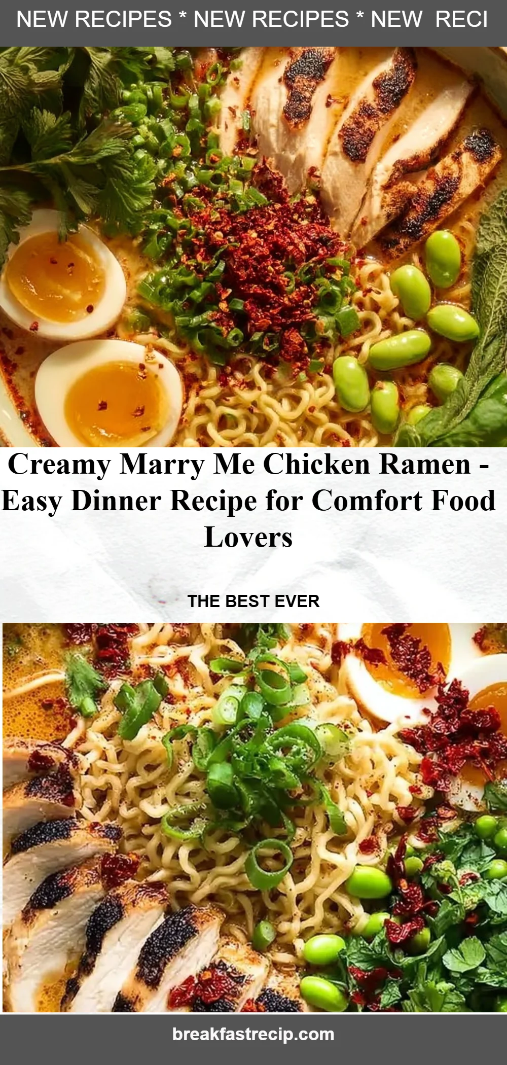 Creamy Marry Me Chicken Ramen