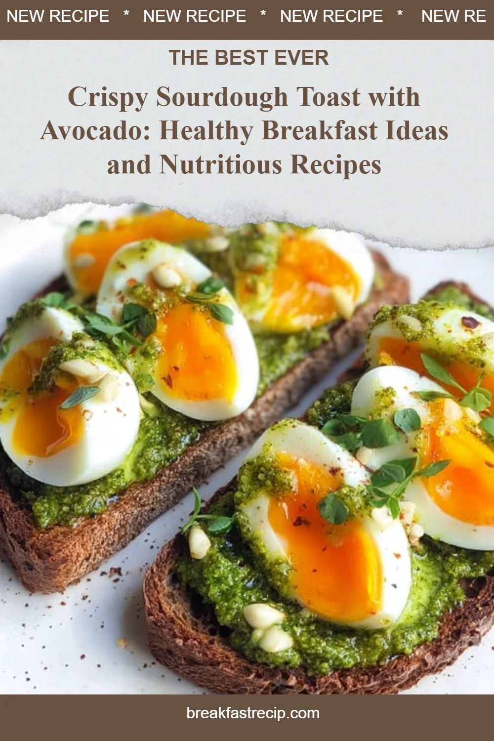 Crispy Sourdough Toast with Avocado