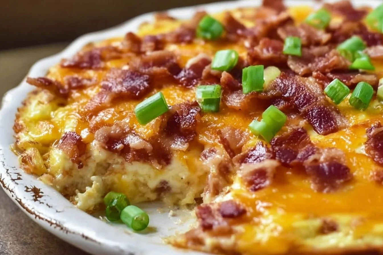Easy Bacon, Egg, and Hashbrown Casserole