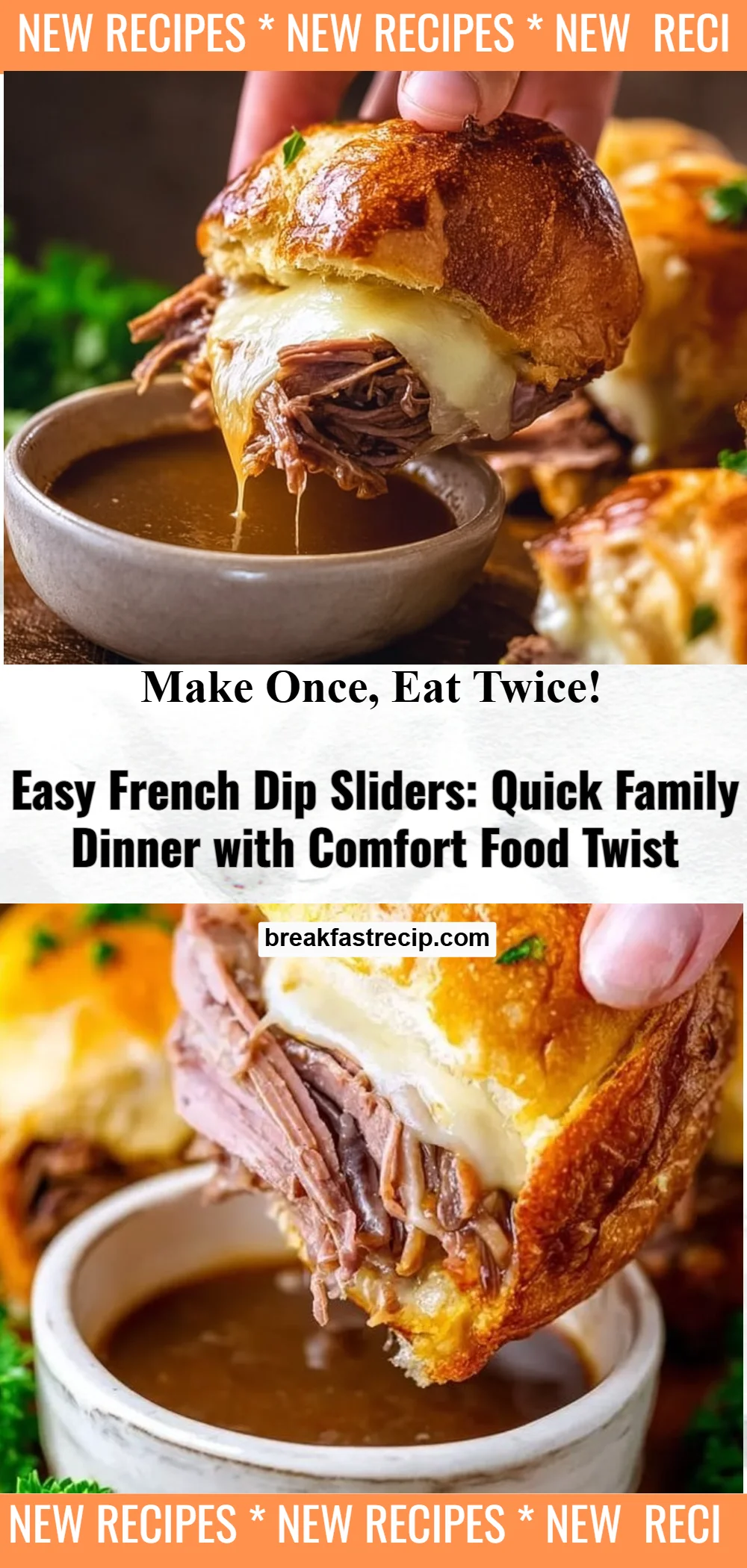 Easy French Dip Sliders