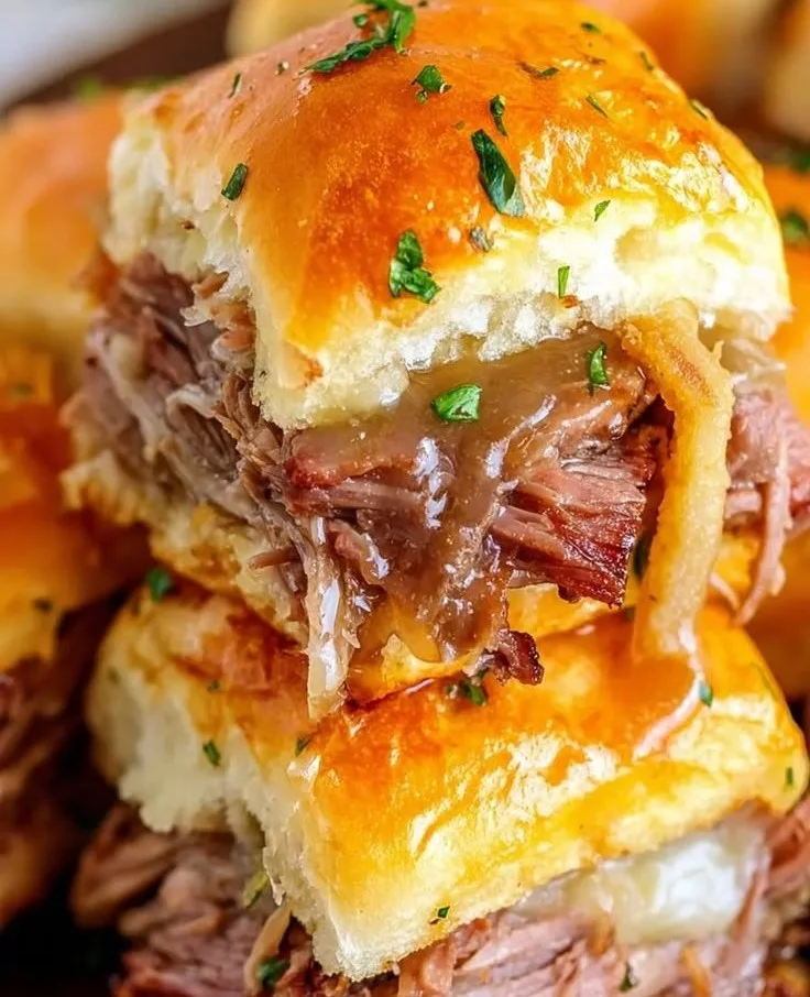 Easy French Dip Sliders