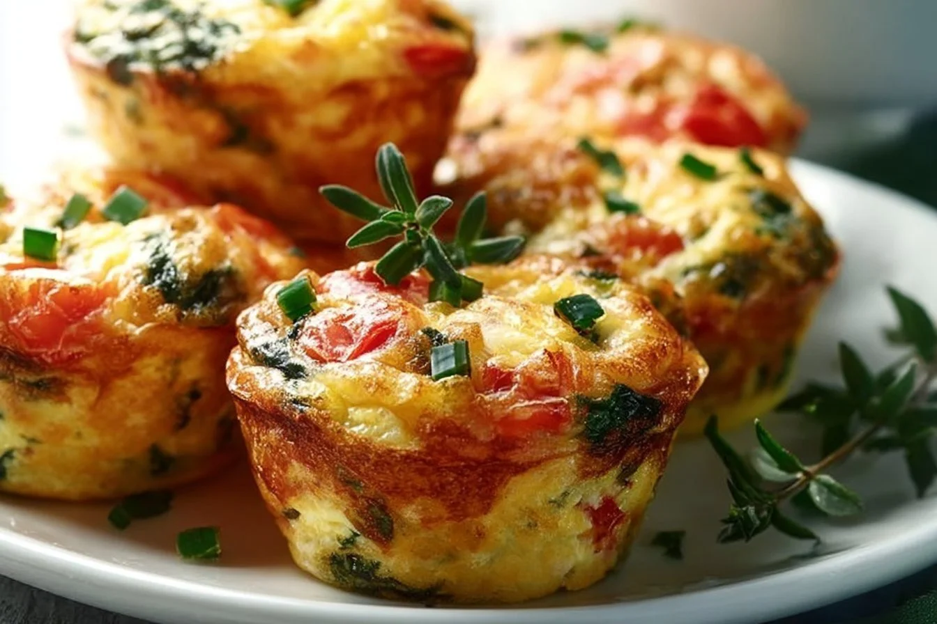 Delicious easy high protein egg muffins for a healthy breakfast alternative