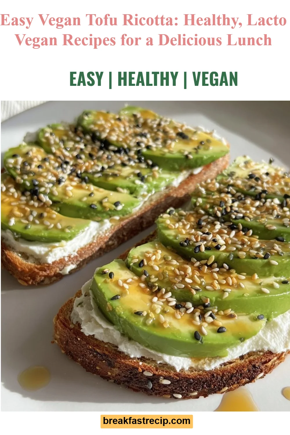 Easy Vegan Tofu Ricotta