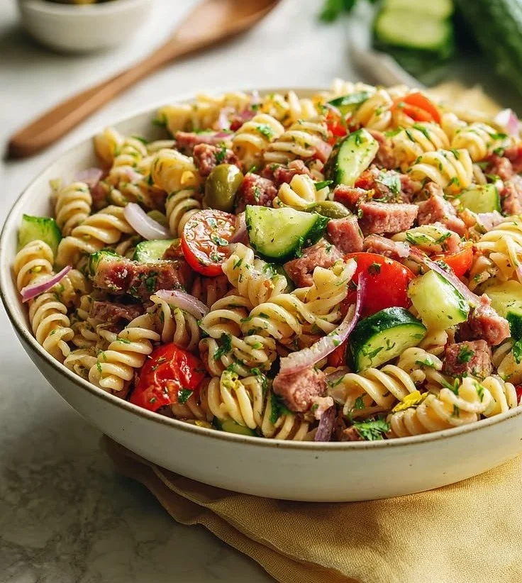 Gluten Free High Protein Pasta Salad