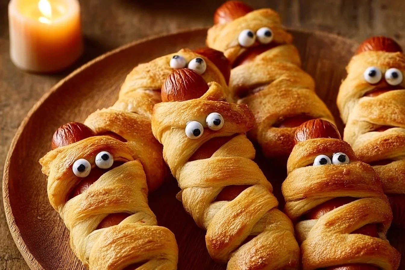 Golden Croissant Mummy Dogs