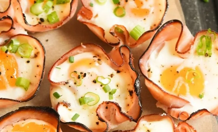 Ham and Cheese Egg Cups