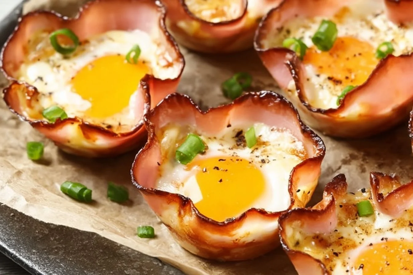 Ham and Cheese Egg Cups