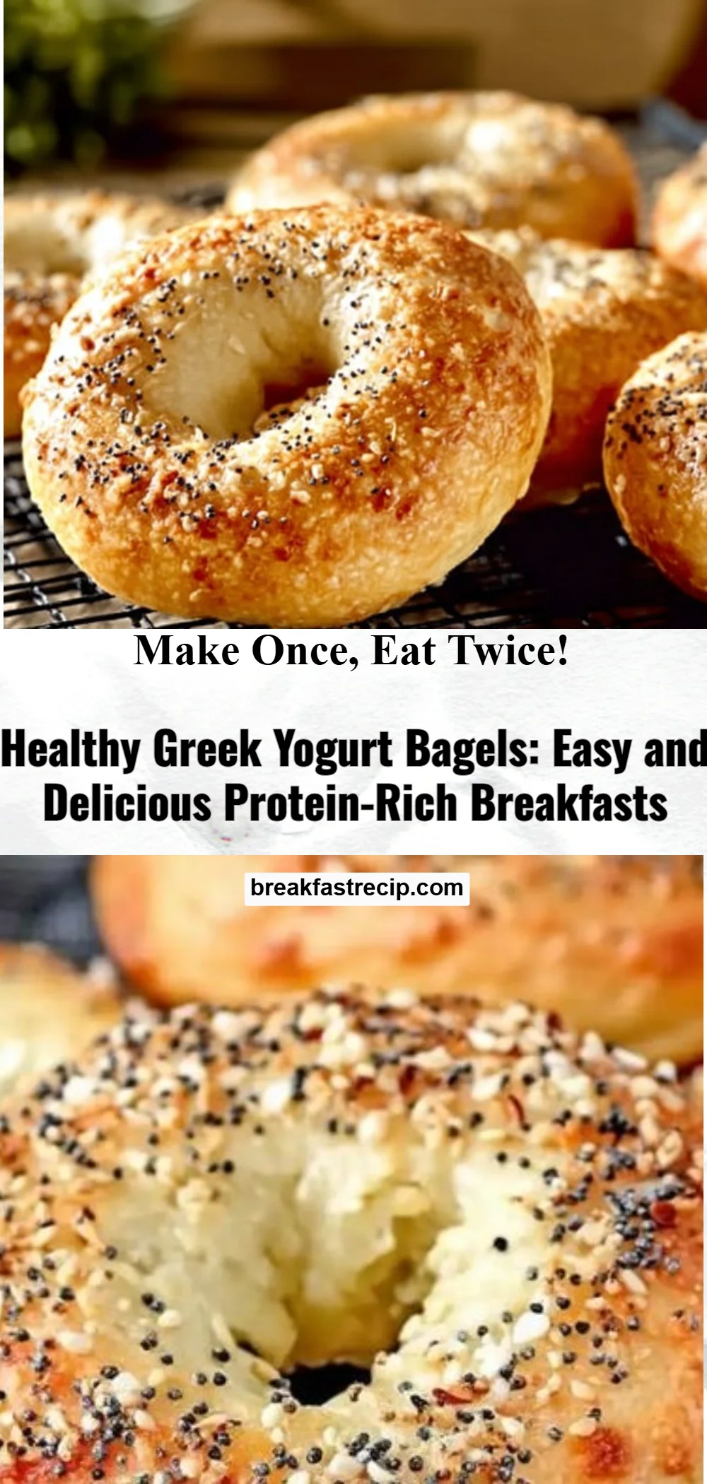 Healthy Greek Yogurt Bagels