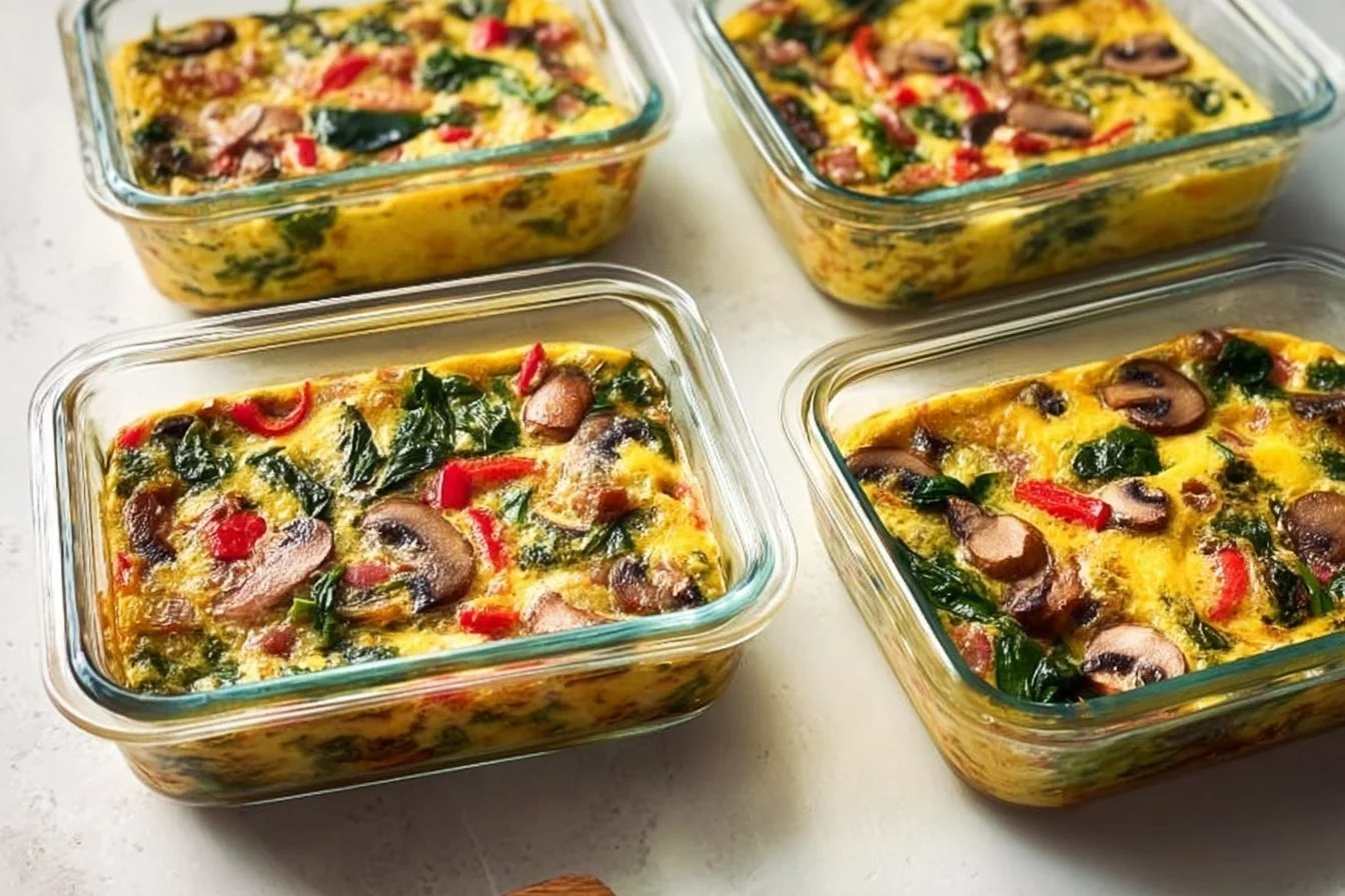 Healthy Vegetable Egg Scramble 4 Healthy vegetable egg scramble dish with colorful veggies in a bowl