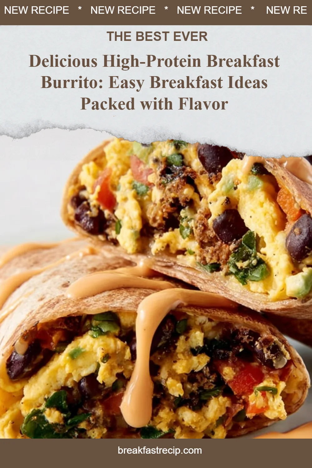 High-Protein Breakfast Burrito