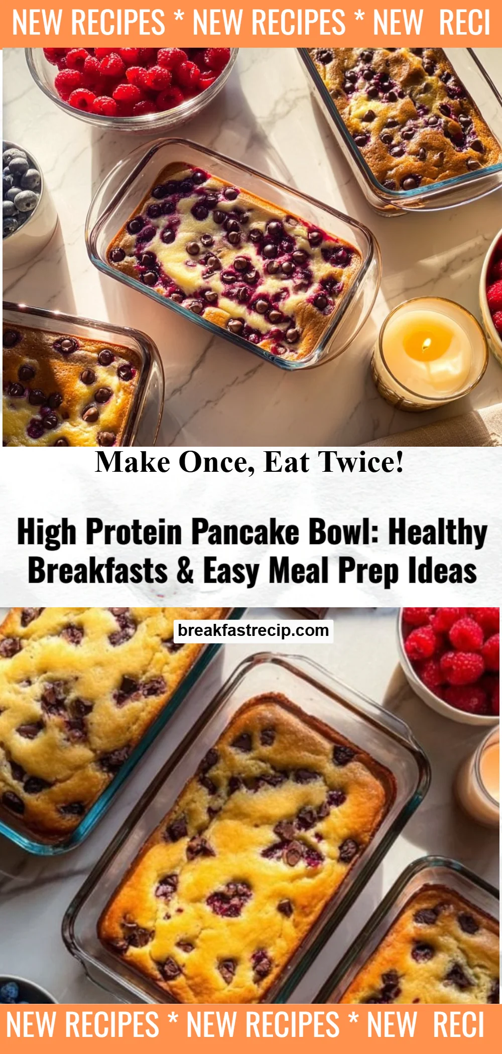 High Protein Pancake Bowl