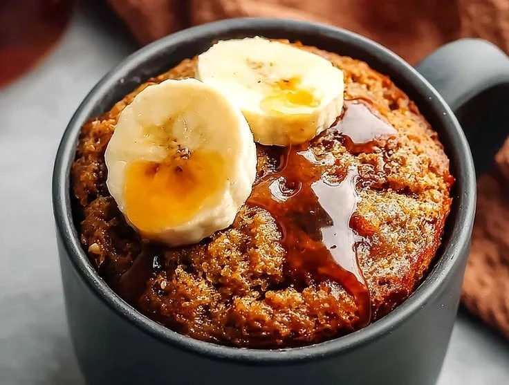 Homemade Banana Bread in a Mug 8 Homemade Banana Bread in a Mug