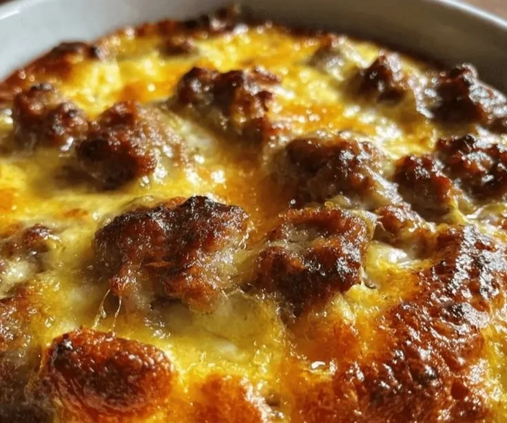 Low-Carb Sausage and Egg Casserole 5 Low-Carb Sausage and Egg Casserole