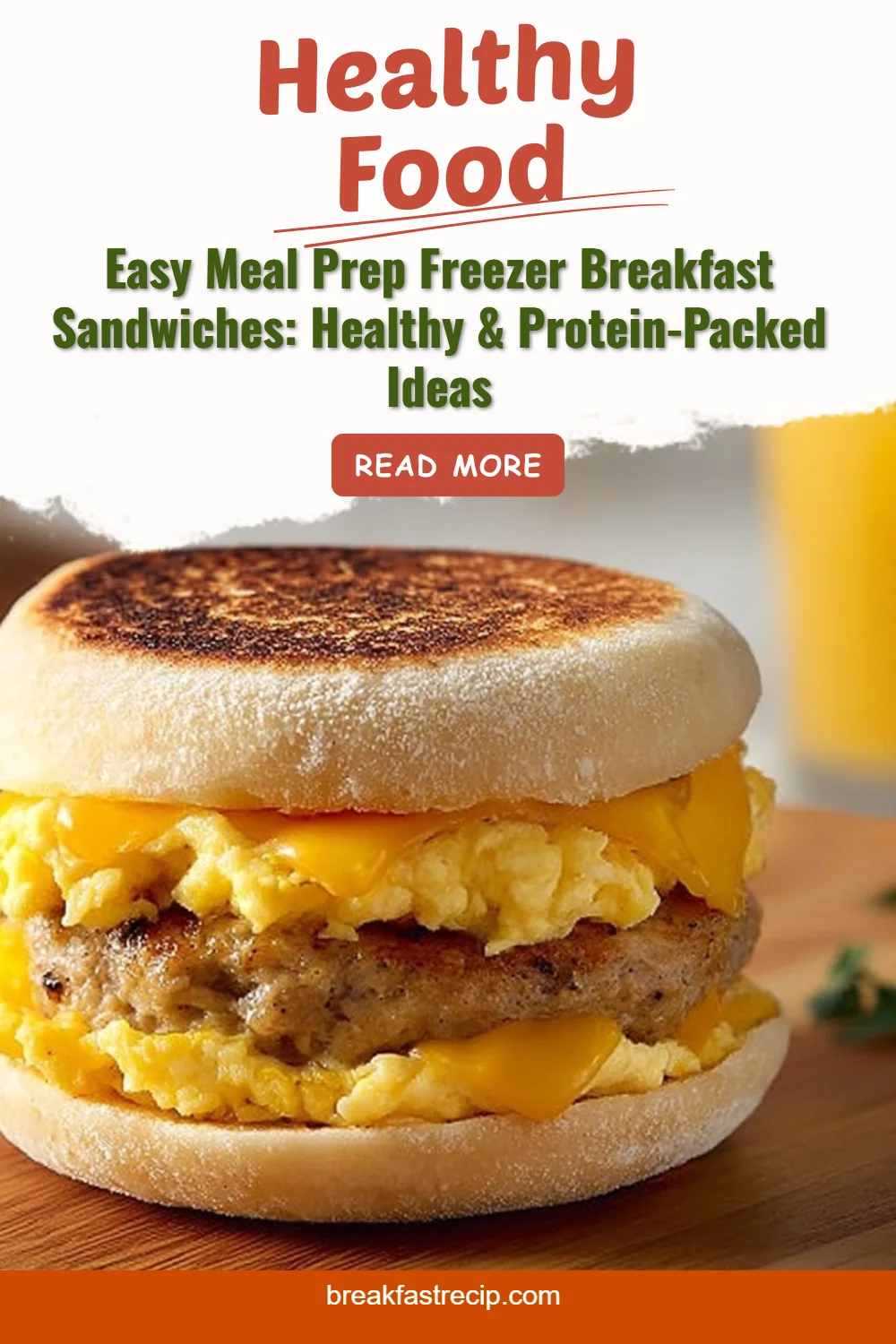 Meal Prep Freezer Breakfast Sandwiches