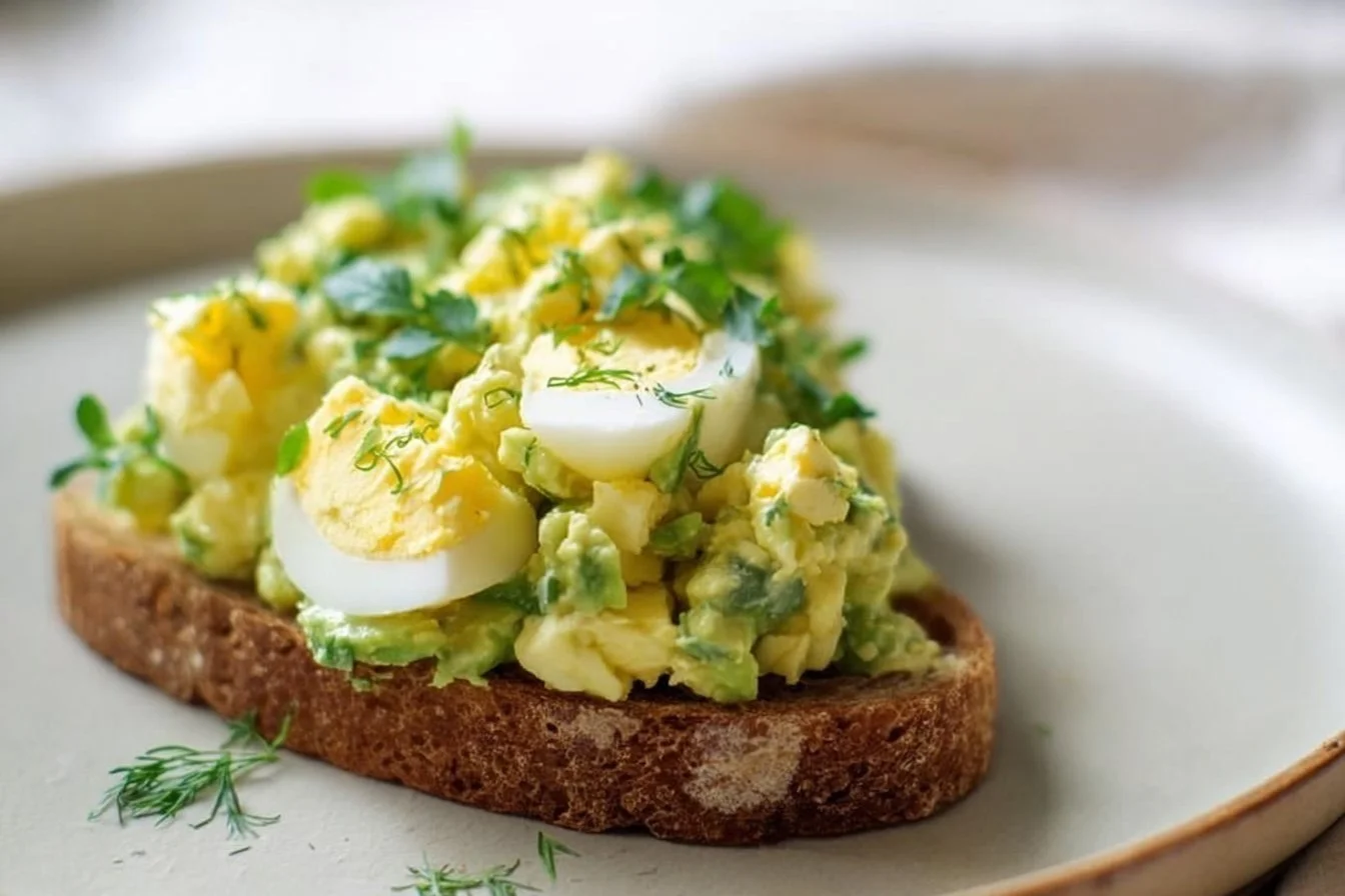 Mediterranean Avocado Egg Salad